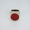 AFRICAN SUN RING : RED CORAL