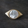PEARL MOON EYE RING