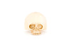 SKULL RING BRASS