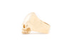 SKULL RING BRASS