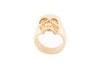 SKULL RING BRASS