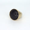 ONYX MOON RING