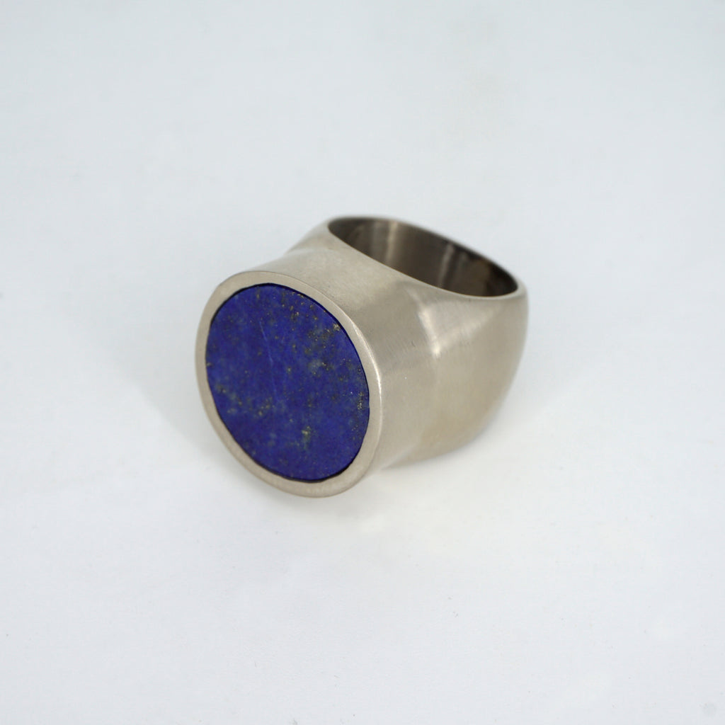AFRICAN SUN RING : LAPIS LAZULI