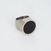 AFRICAN SUN RING : BLACK ONYX