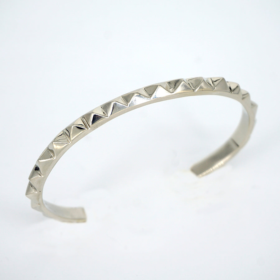 STUDDED CUFF STERLING SILVER