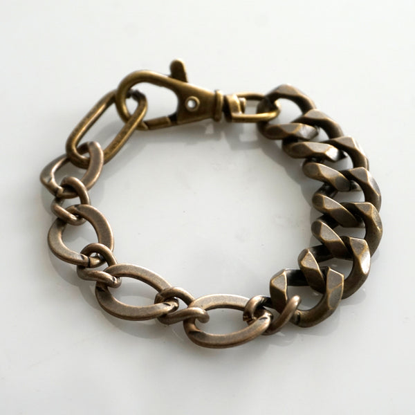 Chain Bracelet No.2 : Antique Gold Brass