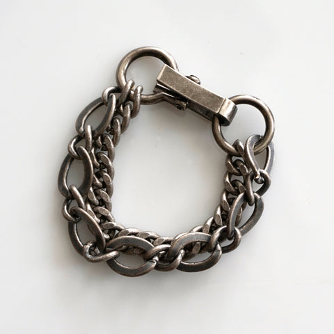 Chain Bracelet No.6 : Antique Silver Brass