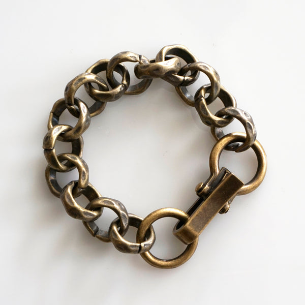 Chain Bracelet No.3 : Antique Gold Brass