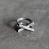 MALCOLM X RING - Oxidized Sterling Silver
